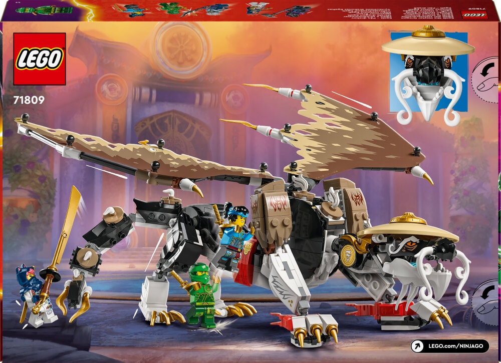 LEGO Ninjago - Mästardraken Egalt 8+