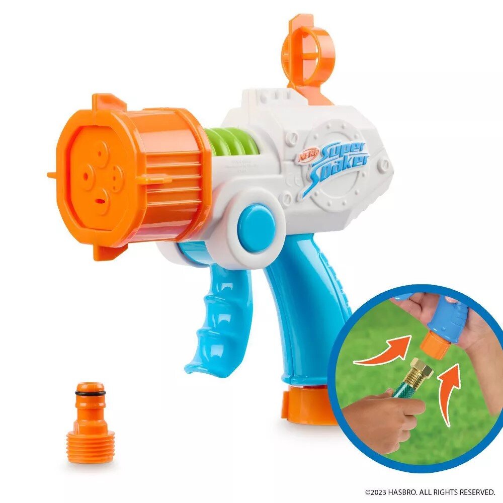 NERF QuadBlast Liten Pistol till Vattenslang