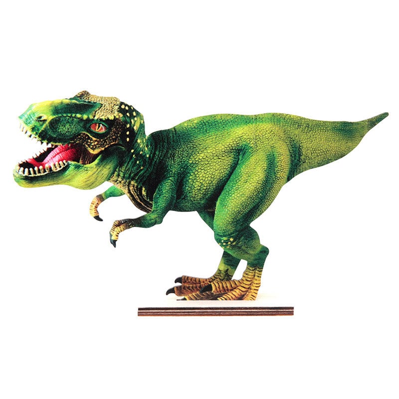 Dinosaurie - 2D Bordsdekoration i trä 24 cm