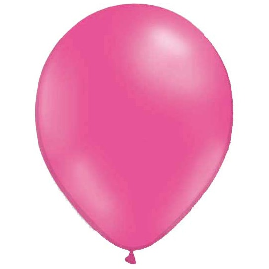 Ballonger 30 cm - Mörkrosa 100-pack