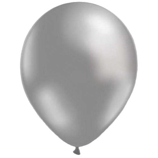 Ballonger 30 cm Metallic Silver 100-pack