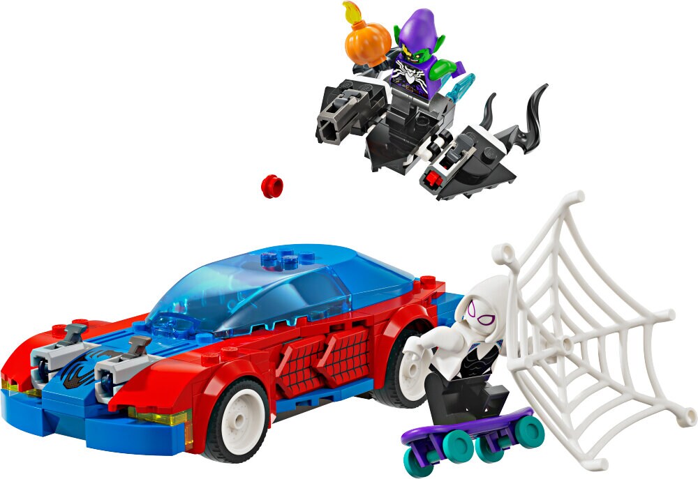 LEGO Marvel - Spider-Mans racerbil & Venom Green Goblin 7+