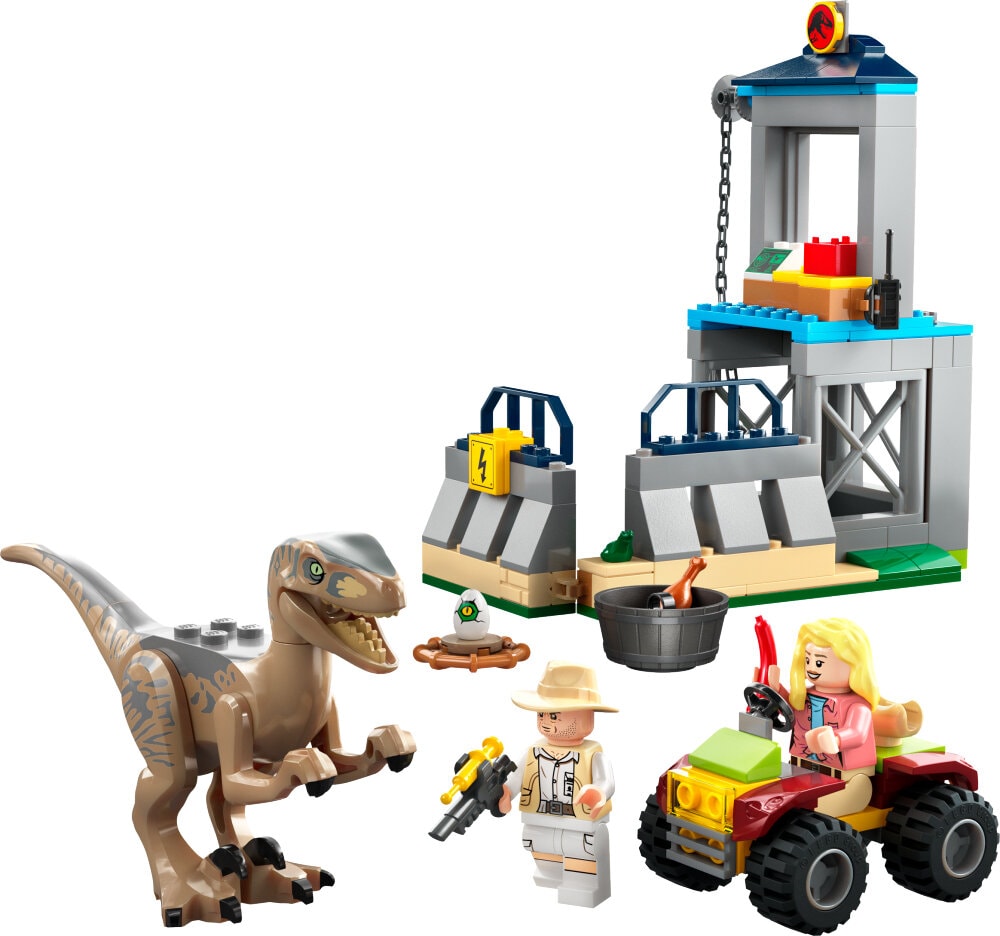 LEGO Jurassic World - Velociraptorflykt 4+