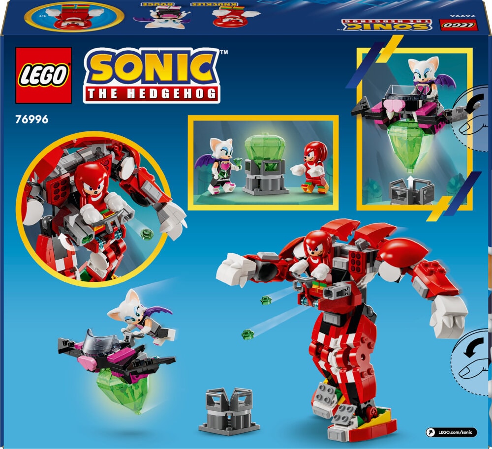 LEGO Sonic The Hedgehog - Knuckles robotväktare 8+