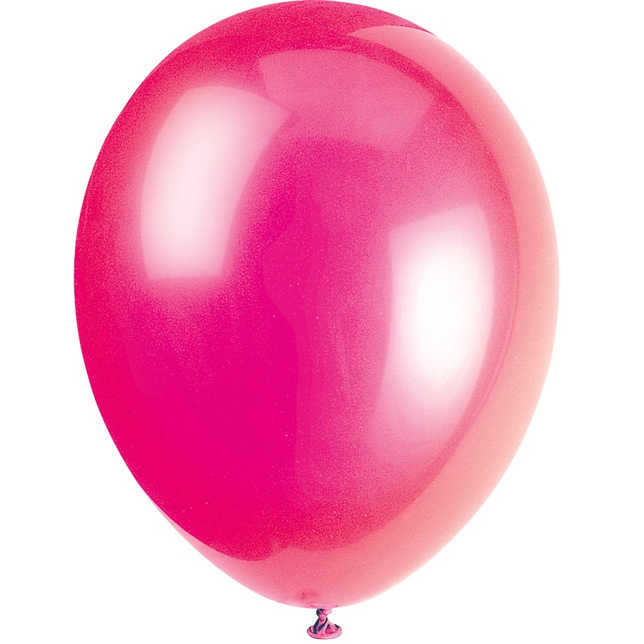 Ballonger 30 cm Mörkrosa 100-pack