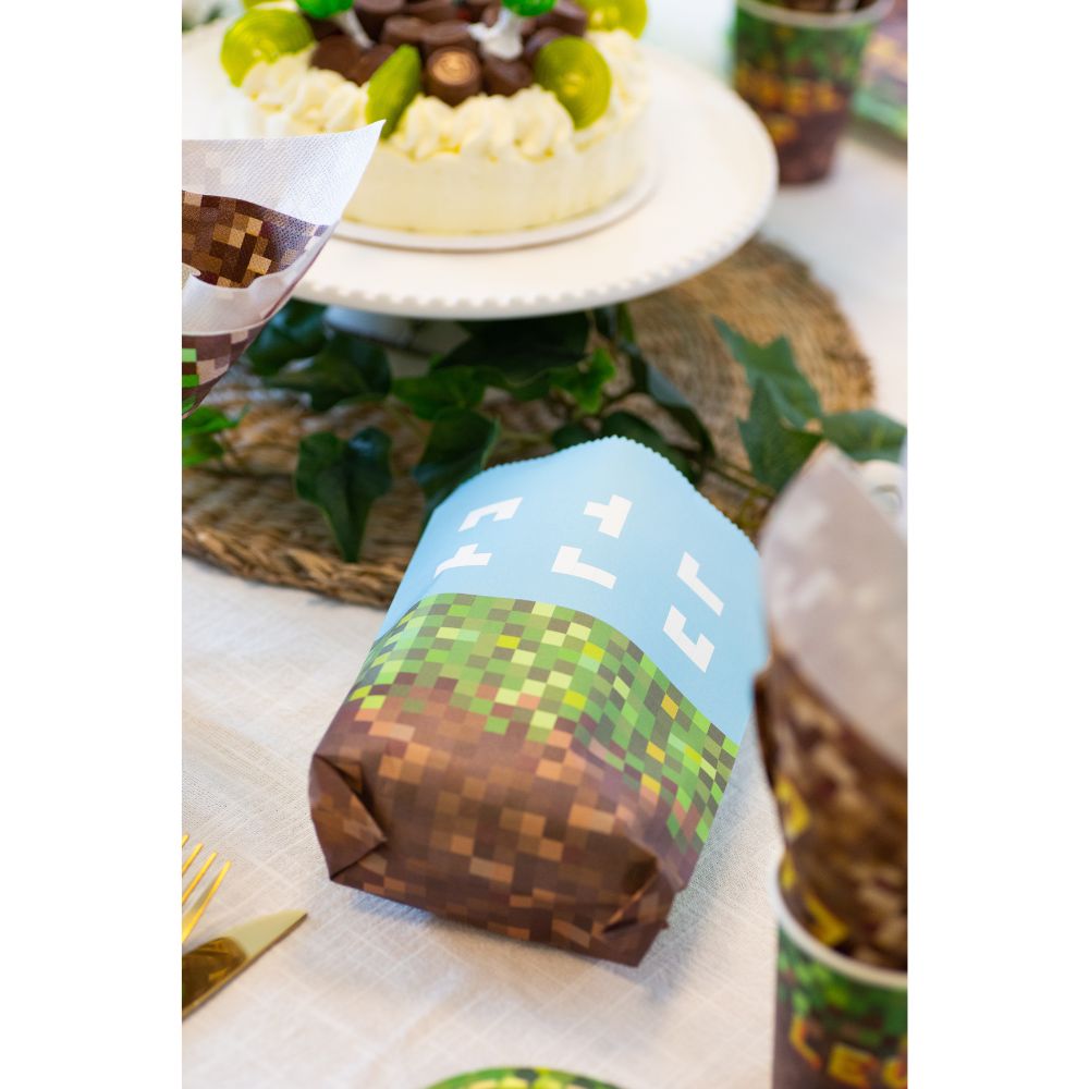 Pixel - Godispåsar i papper 8-pack