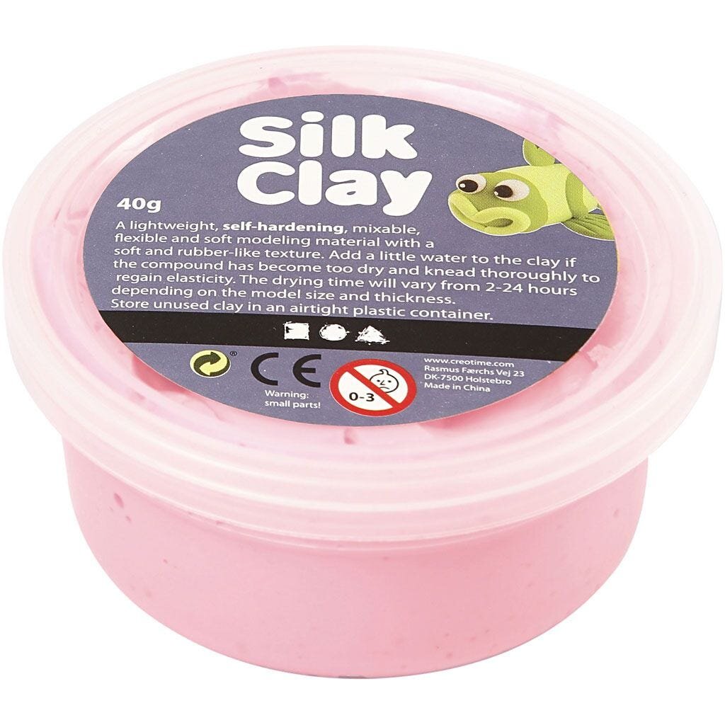 Silk Clay® - Ljusrosa 40 gram