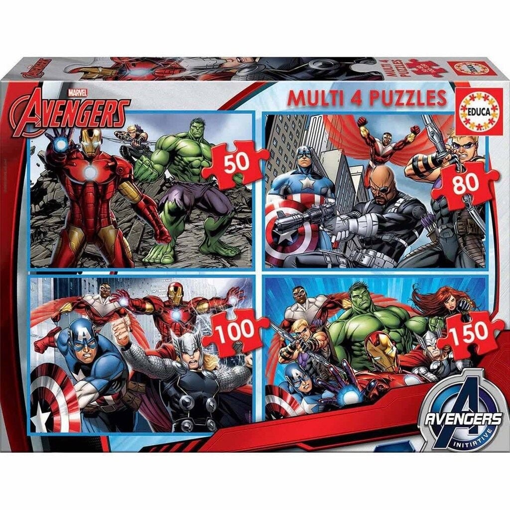 Educa Pussel - Marvel Avengers 50-150 bitar