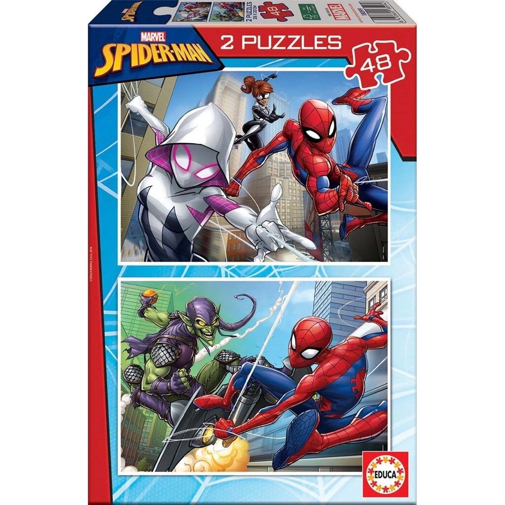 Educa Pussel - Spiderman Multiverse 2x48 bitar