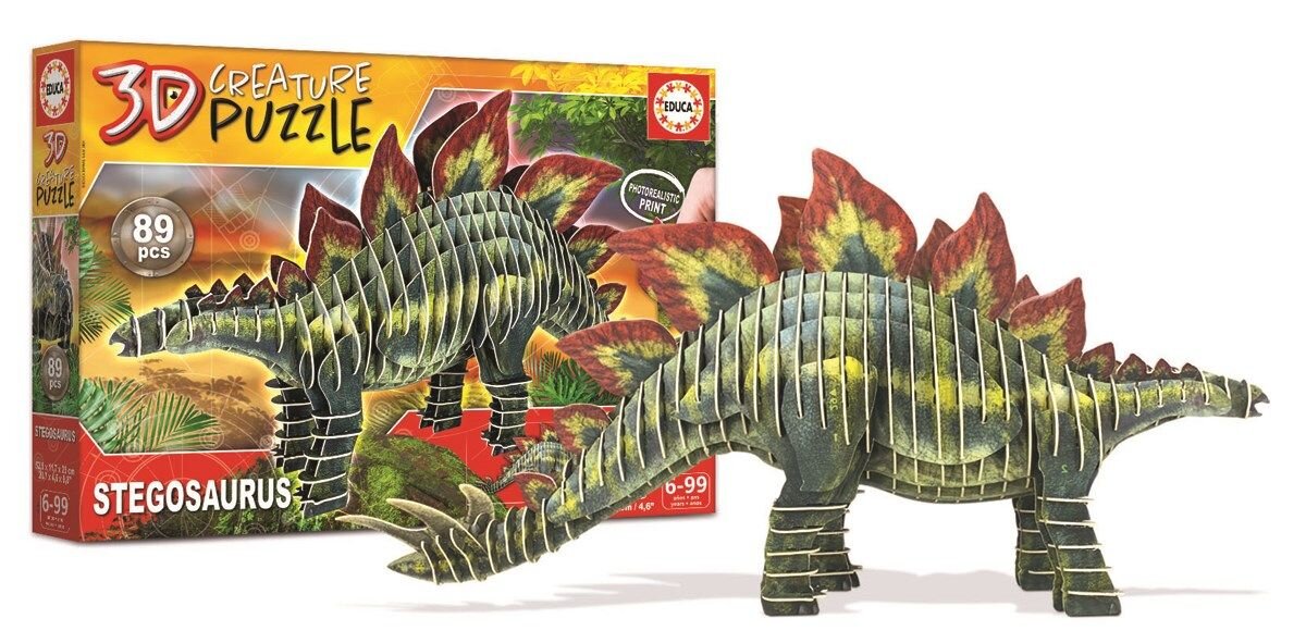 Educa 3D Pussel - Stegosaurus 89 bitar