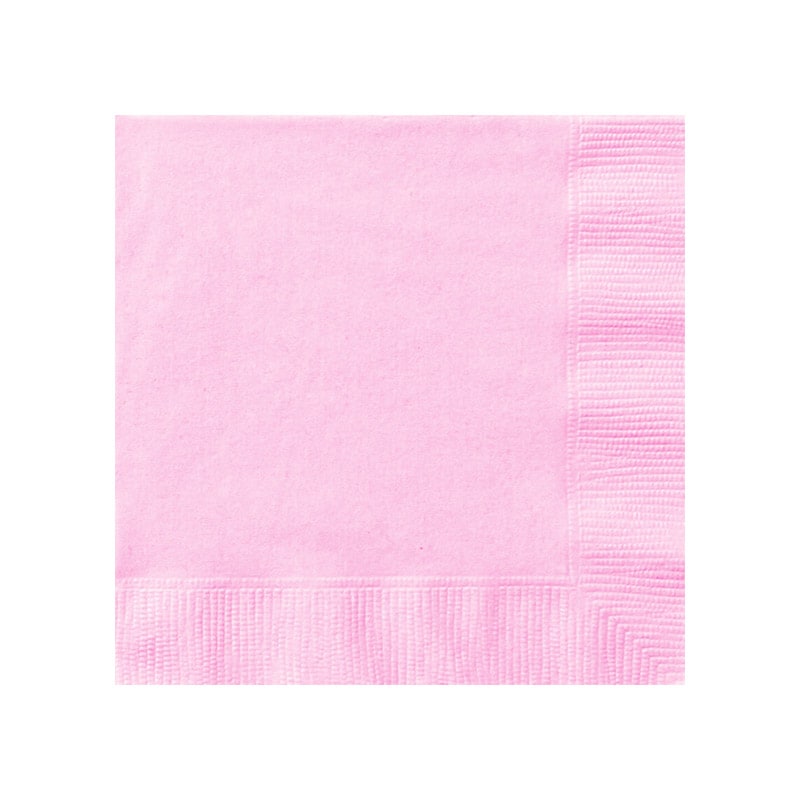 Cocktailservetter - Ljusrosa 20-pack