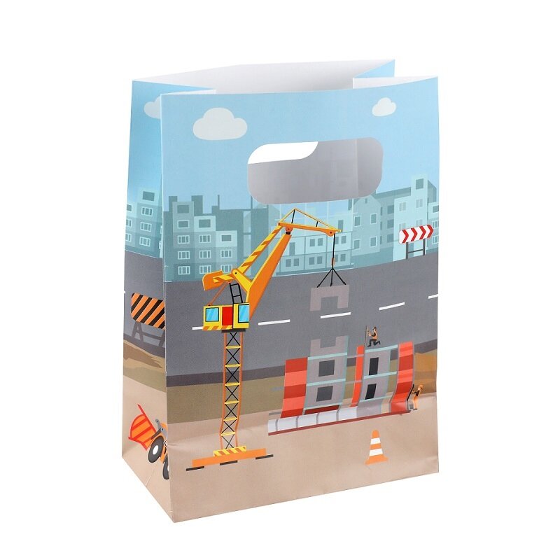 Construction - Kalaspåsar i papper 10-pack