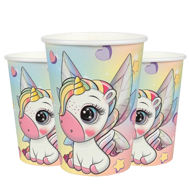 Unicorn Fairy - Pappmuggar 10-pack