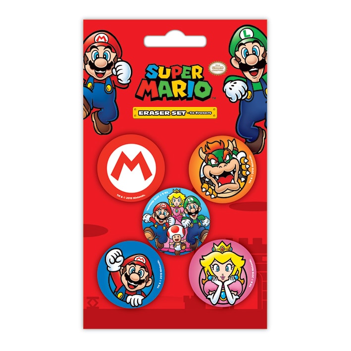 Super Mario - Suddgummi 5-pack