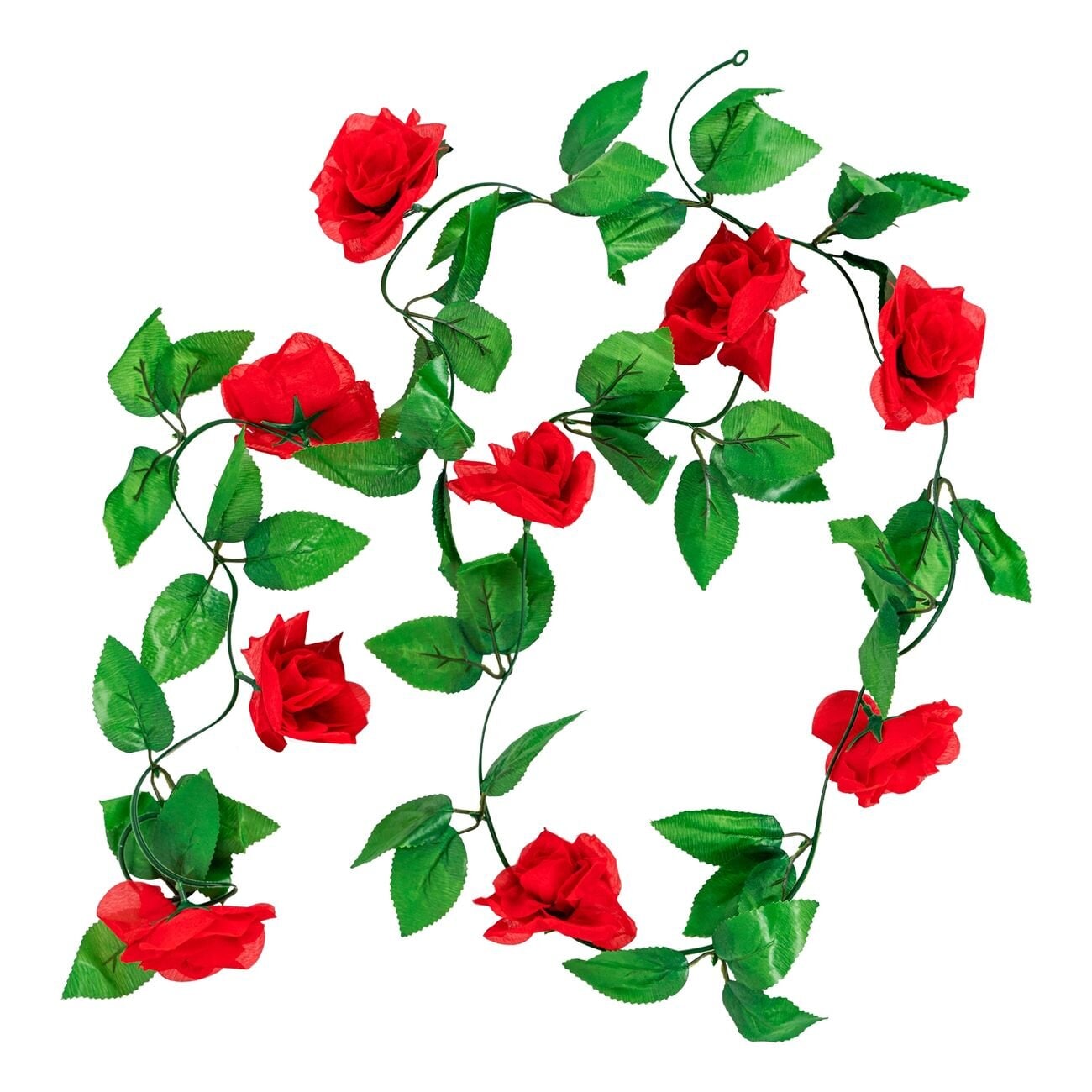Blomstergirlang - Röda rosor 2 meter