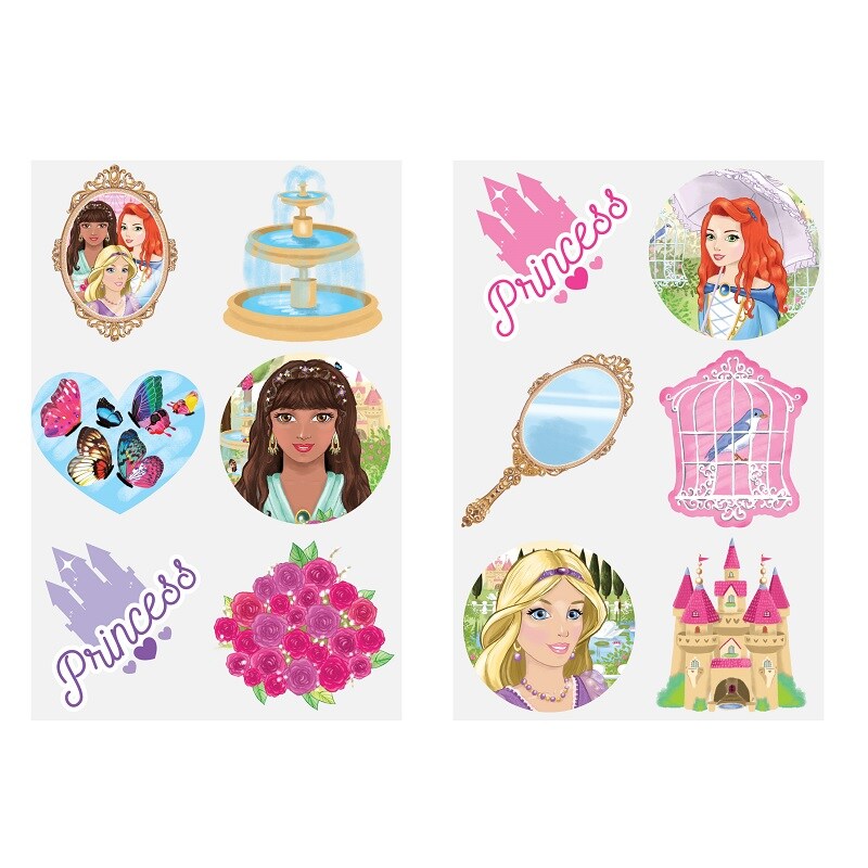 Princess - Tatueringar 6-pack