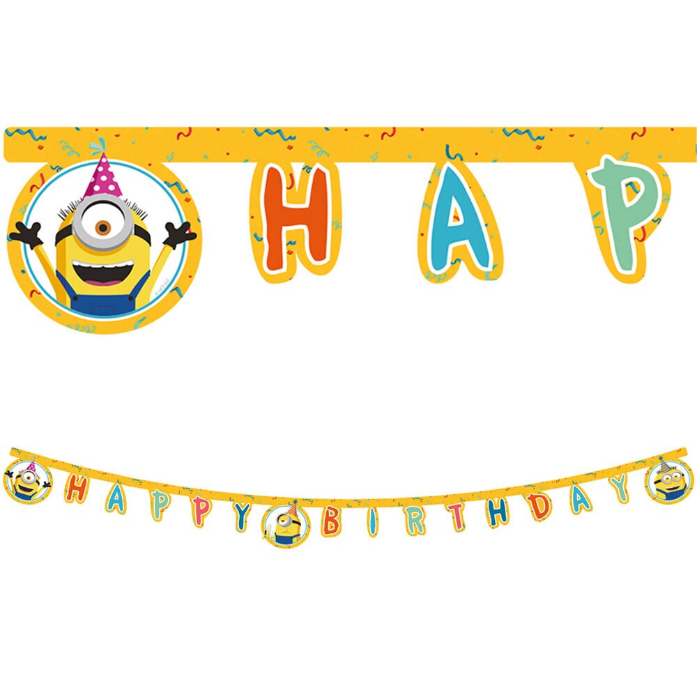Minions Girlang Happy Birthday