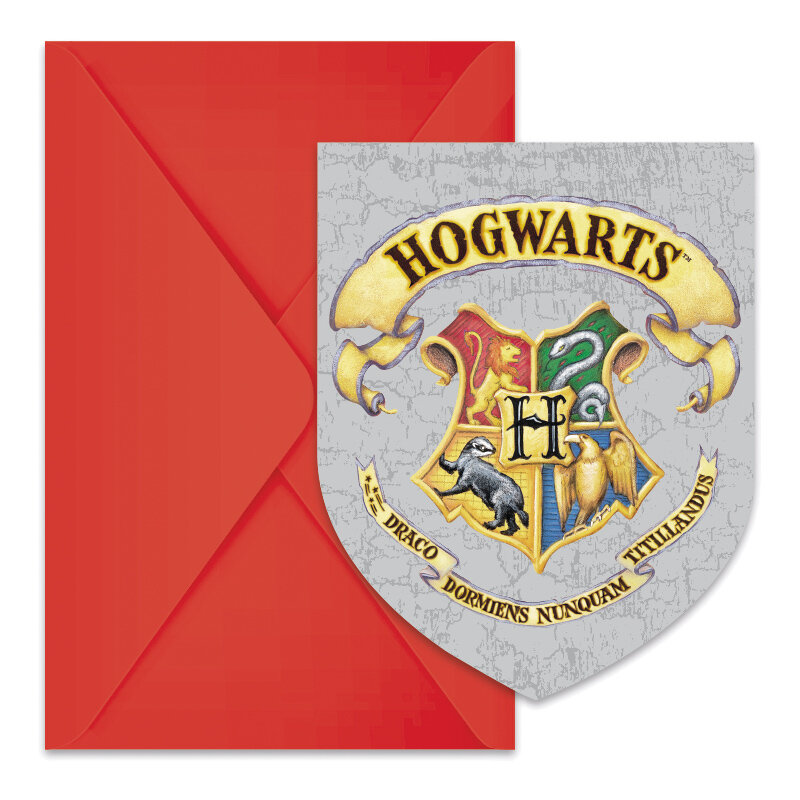 Harry Potter, Inbjudningskort 6-pack