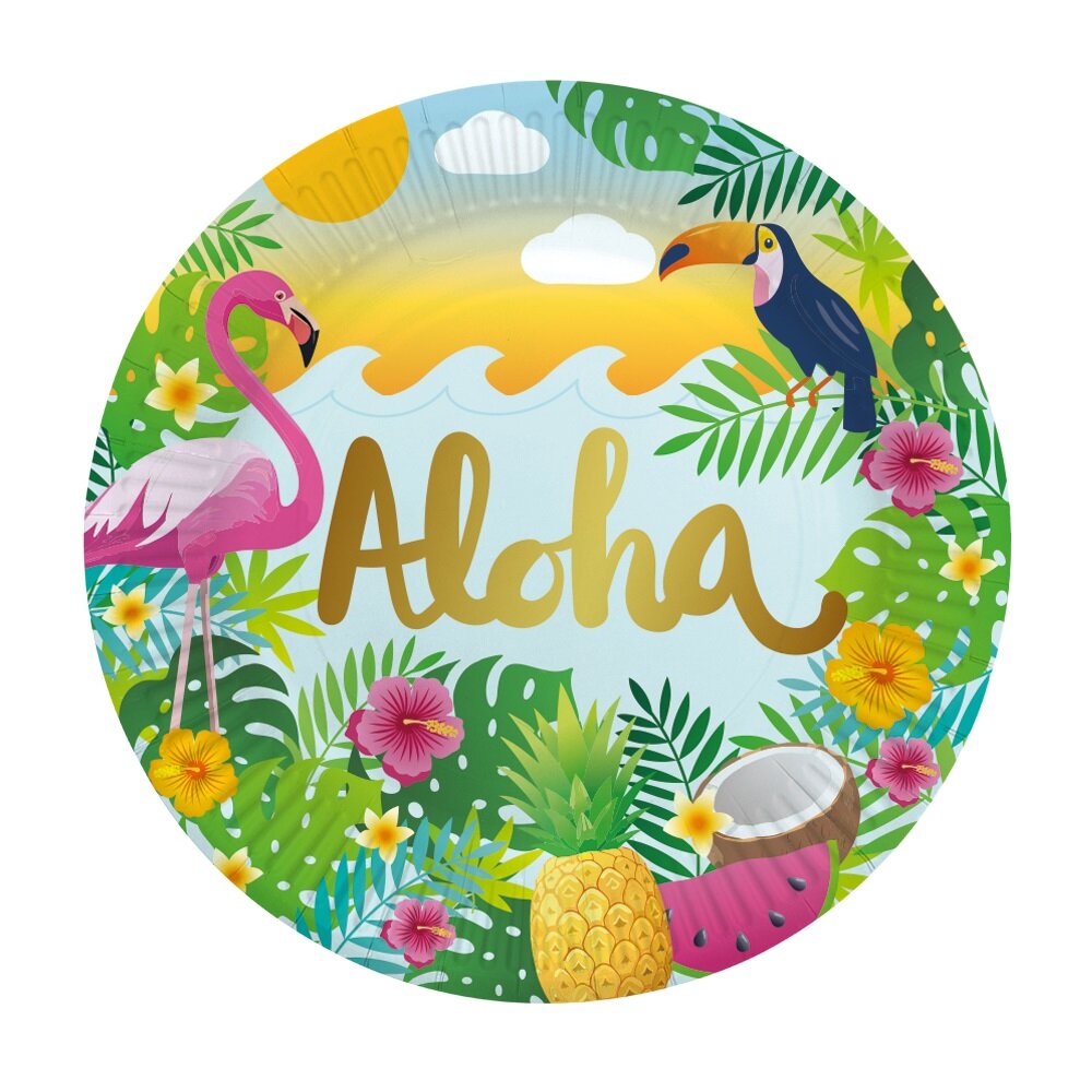 Aloha Tallrikar 8-pack