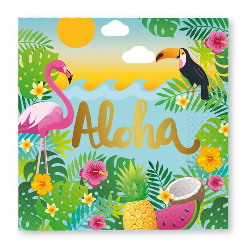 Aloha Servetter 20-pack