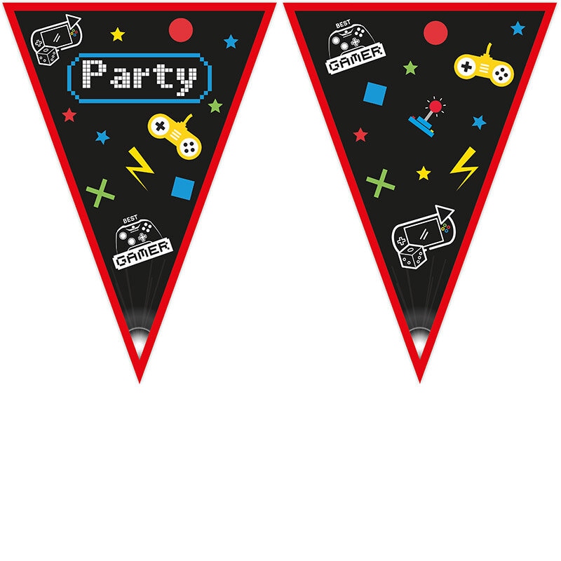 Gaming Party - Flaggirlang 230 cm