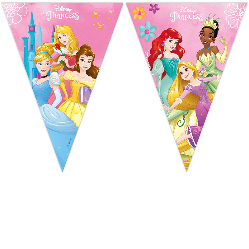 Disney Prinsessor - Flaggirlang 230 cm