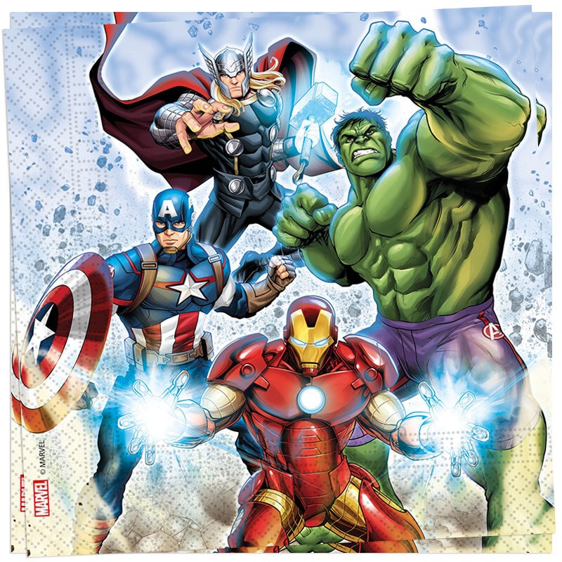 Avengers - Servetter 20-pack