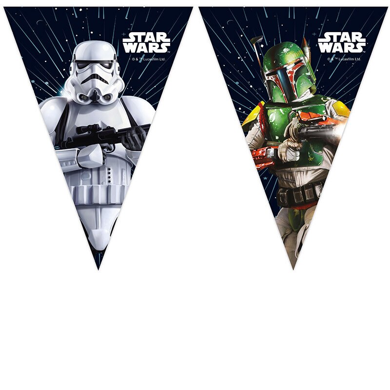 Star Wars Galaxy - Flaggirlang 230 cm