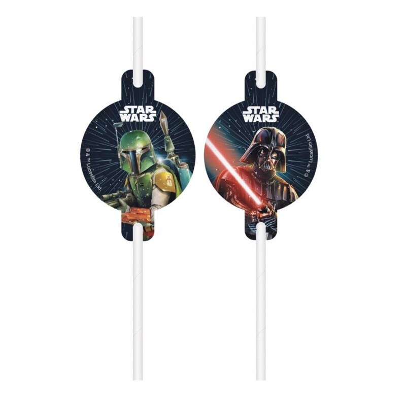 Star Wars - Pappsugrör 4-pack