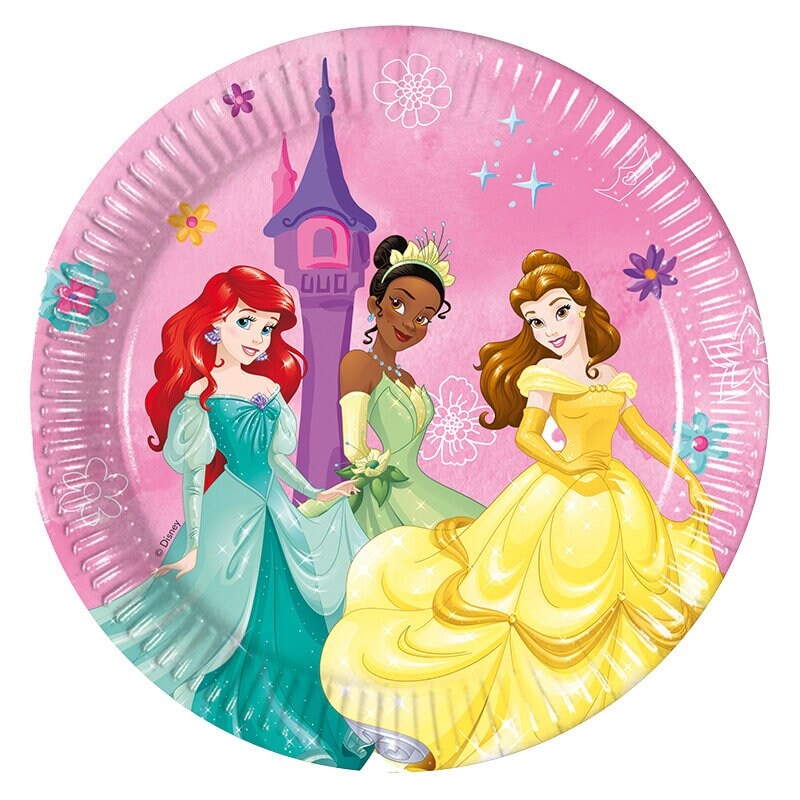 Disney Prinsessor - Assietter 8-pack