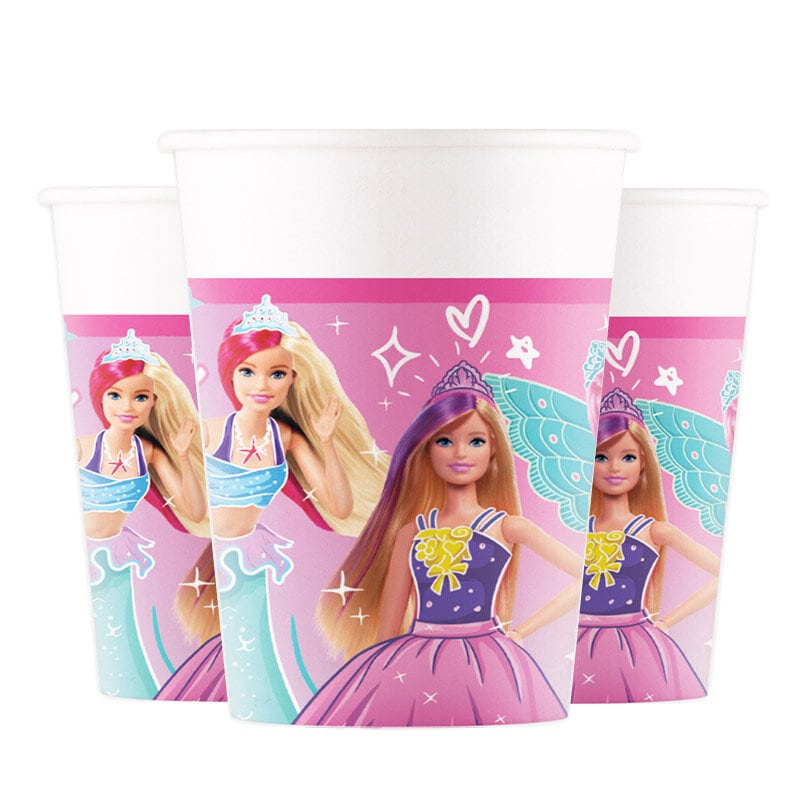 Barbie - Pappmuggar 8-pack
