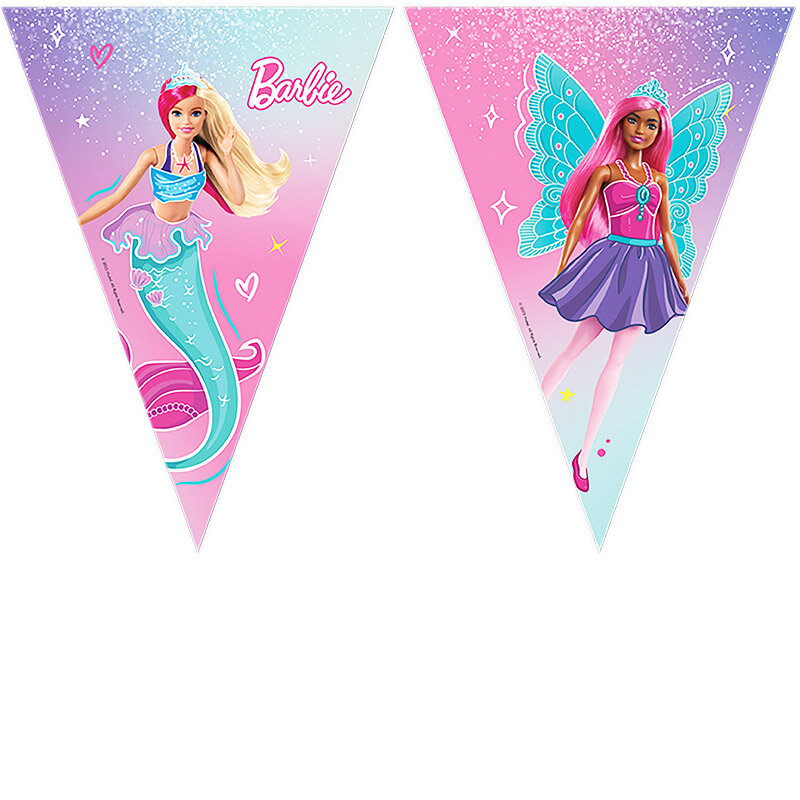 Barbie - Flaggirlang 230 cm