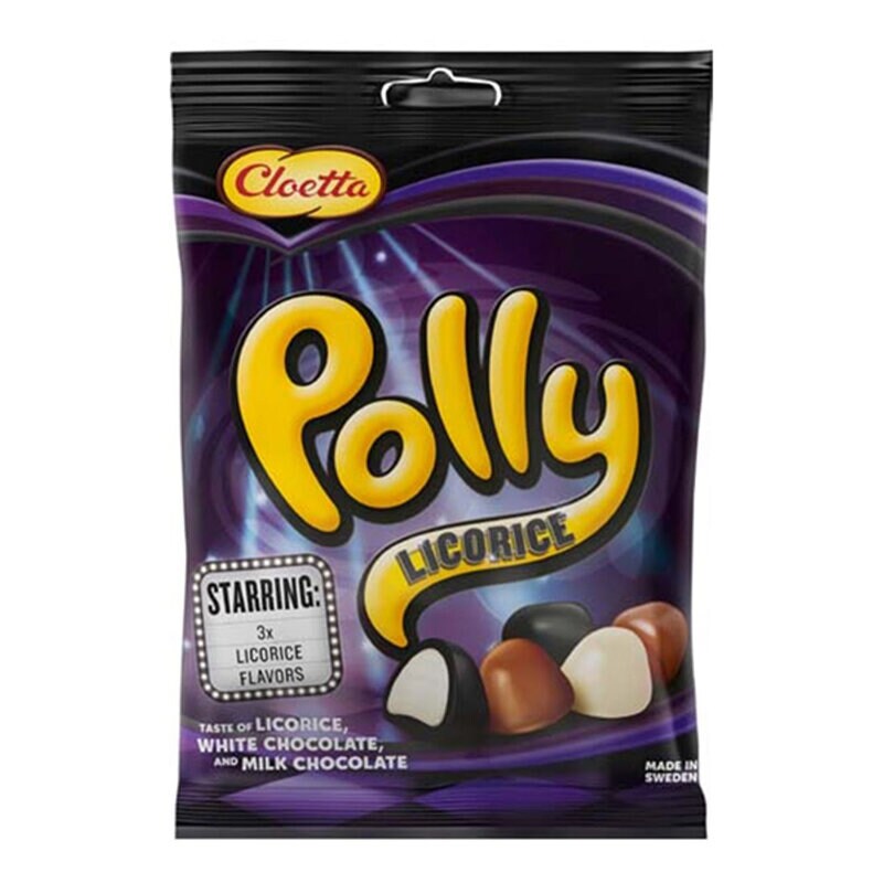 Polly Lakrits 100 gram (BF 2024-04-28)