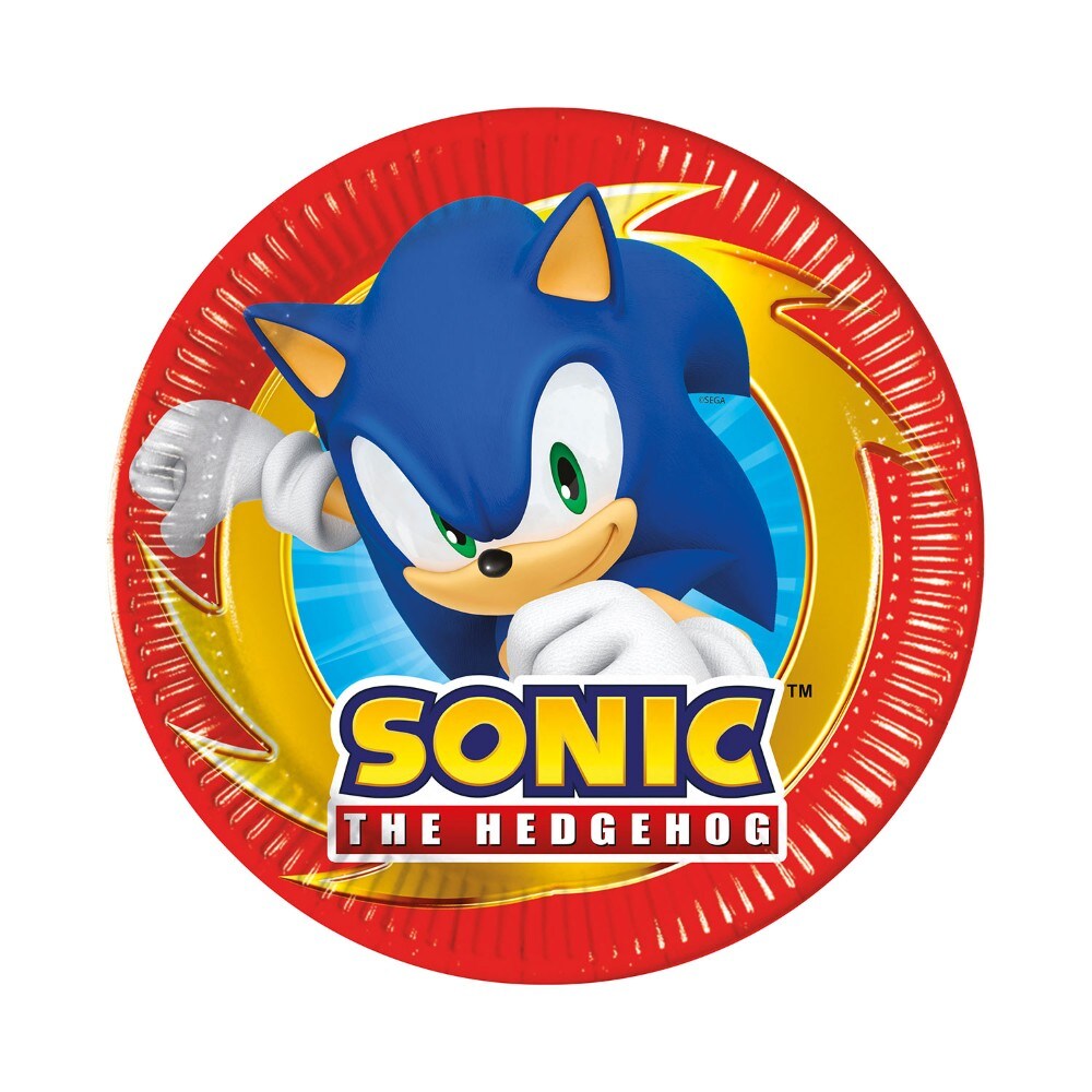 Sonic the Hedgehog - Assietter 8-pack