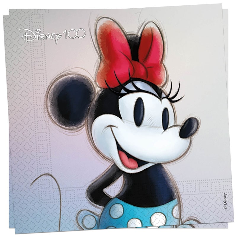 Disney 100 Anniversary - Servetter Minnie 20-pack