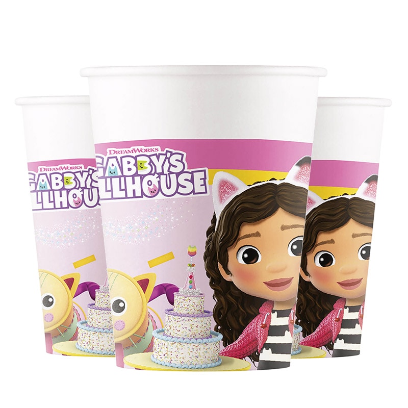 Gabby´s Dollhouse - Pappmuggar 8-pack