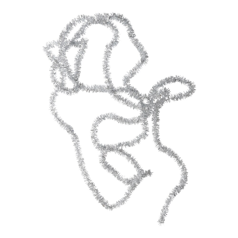 Julgransglitter Silver