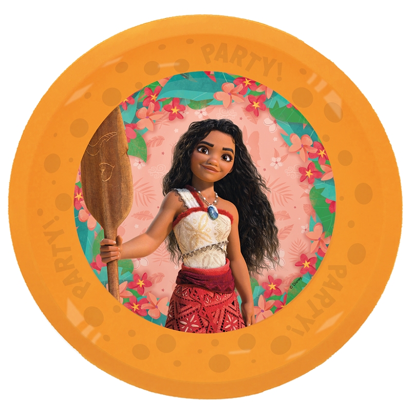 Vaiana 2 - Tallrikar i plast 21 cm 4-pack