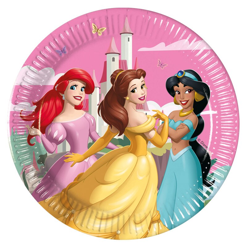 Disney Prinsessor - Assietter 8-pack