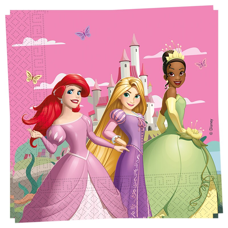 Disney Prinsessor - Servetter 20-pack