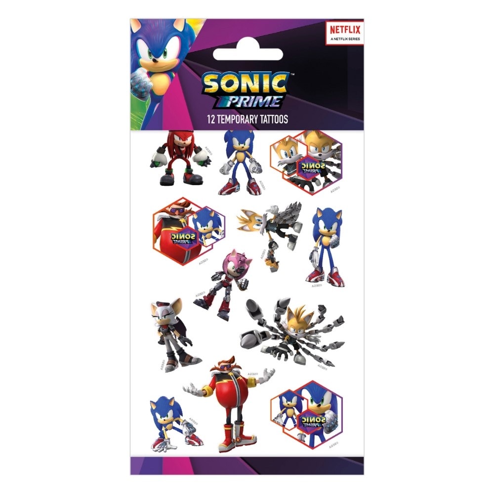 Tatueringar - Sonic the Hedgehog 12-pack