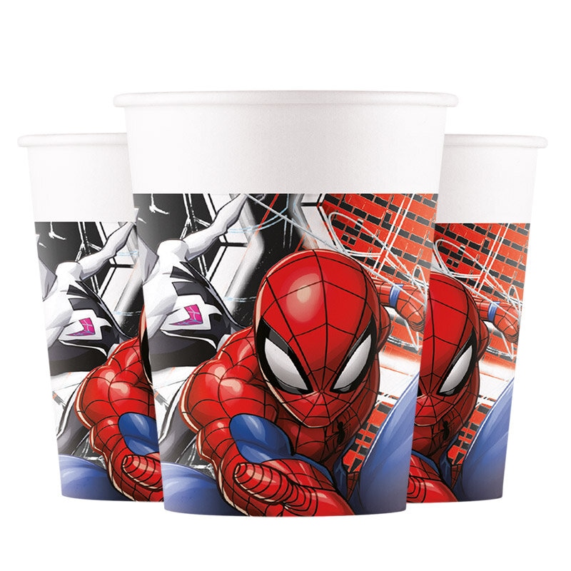 Spider-Man Pappmuggar 8-pack