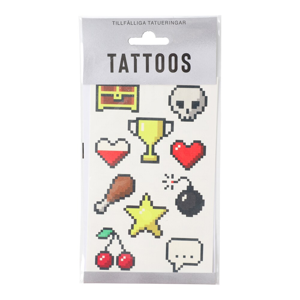 Pixel Tatueringar 10-pack