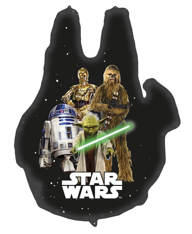 Star Wars 3D Folieballong 86 cm 