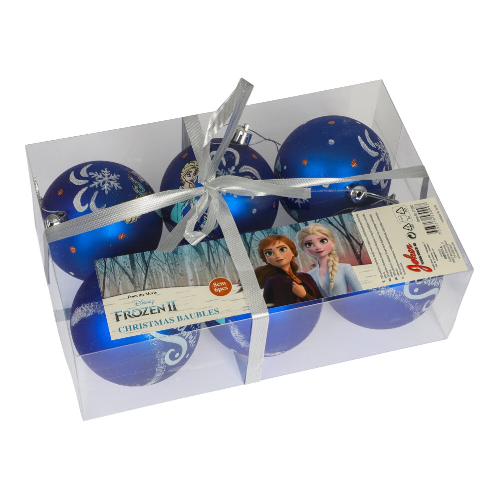 Julgranskulor Disney Frost 6-pack
