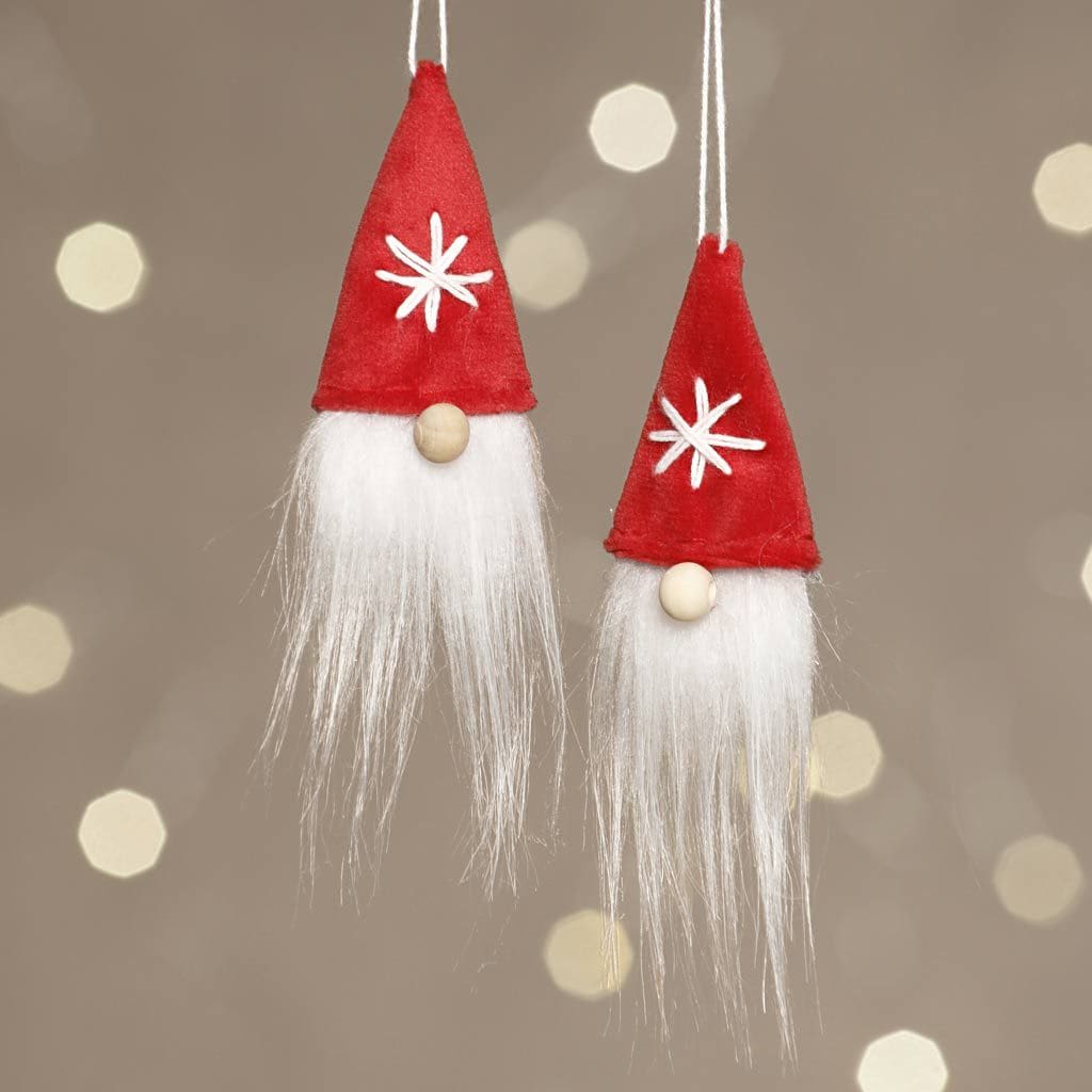 Julpyssel Hängande Tomtar