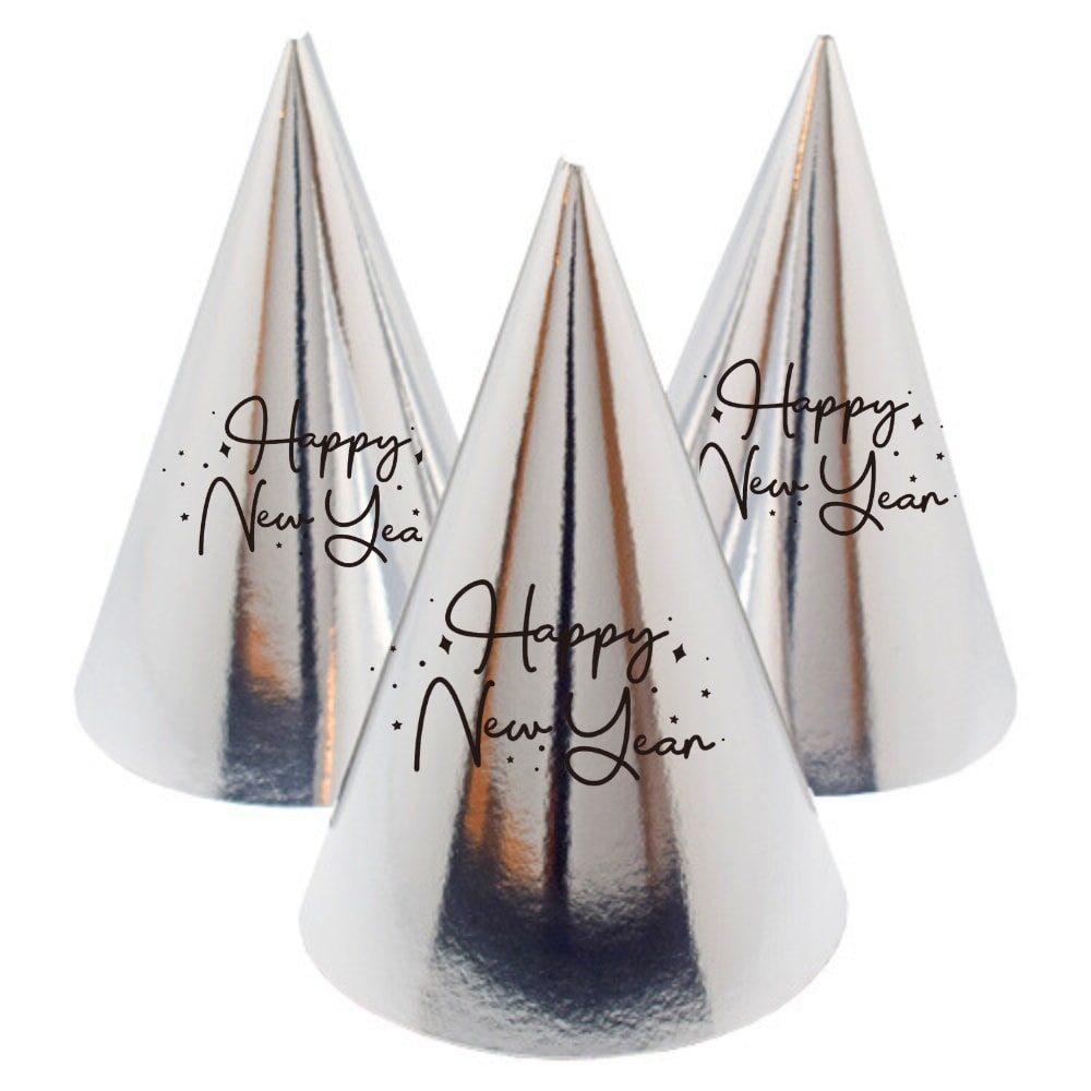 Partyhattar Happy New Year 6-pack