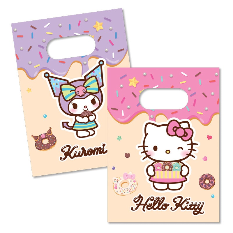 Hello Kitty & Kuromi - Kalaspåsar av papper 4-pack