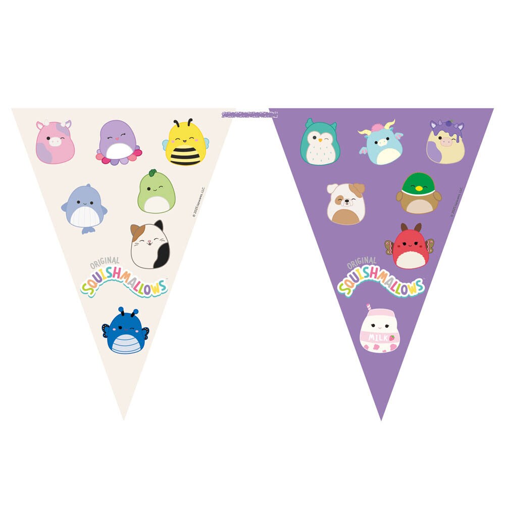 Squishmallows - Flaggirlang av papper 230 cm
