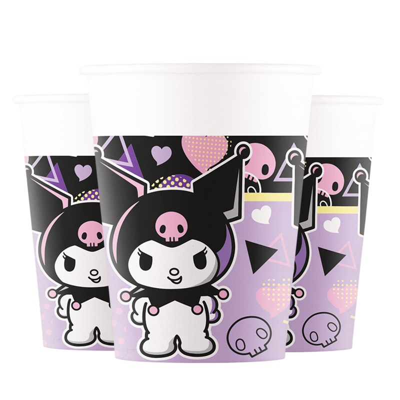 Kuromi Pappmuggar 8-pack